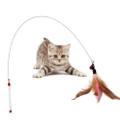 Hand Teaser Ball Bead Rod Bell Feather Toy Cat
