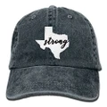 Texas Strong Unisex Adult Vintage Washed Denim Cap