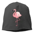 Pink Flamingo Men's&Women's Print Knit Hat Cap