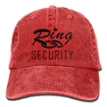 Ring Security Caps Unisex Adult Adjustable Sun Cowboy Snapback Hat