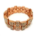 Euro Style Gold High Quality Crystals Elegant Bracelet