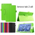 20 Pc Folio Stand Case Sleep-Wake 8.0" Inch For Lenovo Tablet 2 A8-50LC A8-50f