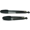 9" Salad or Pasta Tongs &12" Grilling Tongs with Silicone Grip and Silicone Tips