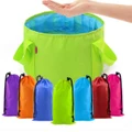 15L Water Container Folding Outdoor Camping Hiking Bucket Hot Cold Water Basin