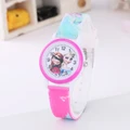 Kids Cartoon Princess Frozen Gifts Silicone Straps Analog Quartz Wrist Watch