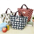 Women Insulated Lunch Bags Thermal Cooler Picnic Food Cooler Bag Case Handbag