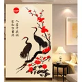 CNY ACRYLIC WALL STICKER -Crane (150 x 84cm) for Chinese New Year Decorations 2021 with 3D effect