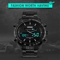 SKMEI Men's Military Casual LED Sports Watches Fashion Analogue Wristwatches