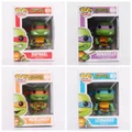 4PCS/Set Funko POP TMNT Teenage Mutant Ninja Turtles Figures