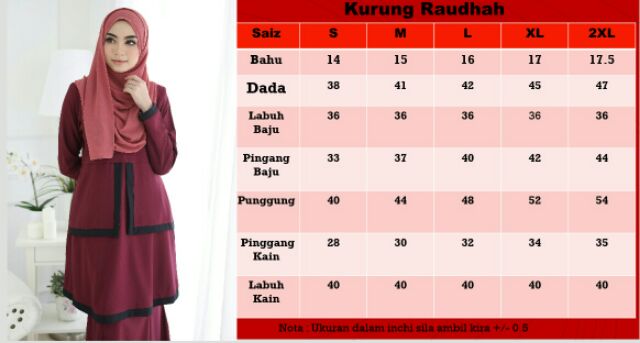 Kurung Moden / Kurung Raudhah / Kurung moden murah