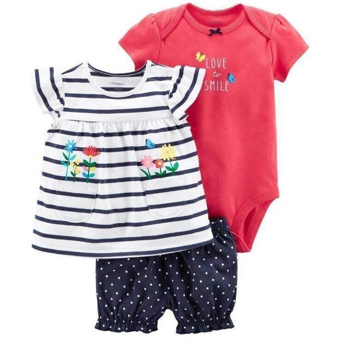 CARTER'S SET ROMPER 3 IN 1 (GIRL)