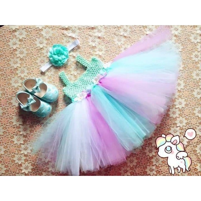 kids baby girl tutu dress