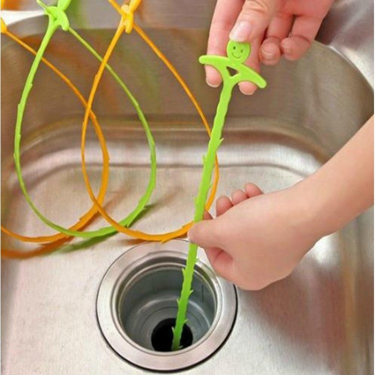 1 Pc Sink Cleaning Hook Bathroom Floor Drain Sewer Dredge Toilet Device