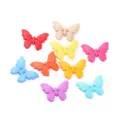 WB085: 50 pieces 23x17mm Butterflies Acrylic Buttons DIY Sewing craft Kids Craft [ A8 ]