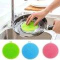 Magic Silicone Dish Scrub Fruit Washing Cleaning Kitchen Tool
