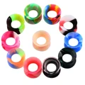 11Pairs Silicone Ear Plugs Thin Tunnels Stretcher