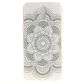 White Flower Me Soft TPU Painting Case For LG X Screen