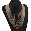 Multi Layer Tassel Necklace Statement Necklace Sweater Chain Necklace