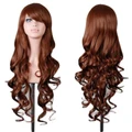 80cm Long Curly Wave Harajuku Cosplay Wig Anime Synthetic Hair For Women Party
