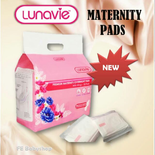 LUNAVIE PREMIUM MATERNITY/OVERNIGHT PADS (36CM)