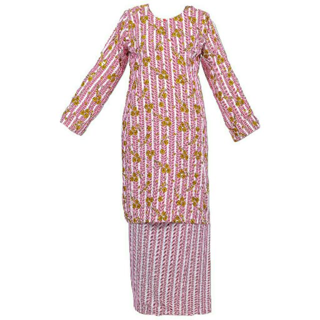 Cotton & Silk - Kurung Pahang Honey 4826- B2(Pink)