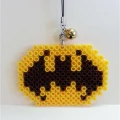 Batman Logo Pixel Keychain