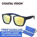 COASTAL VISION Polarized Sunglasses Unisex Rectangle CVS5825