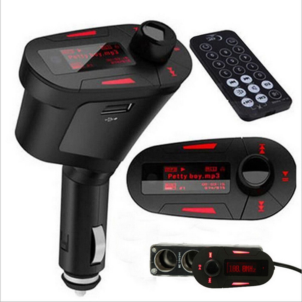 Car Kit Bluetooth MP3 Player FM Transmitter MMC USB Remote