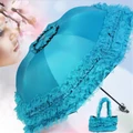 Women Lace Rain&Sun Sweet Princess Umbrella UV Protection