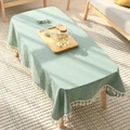 Tassel simple Nordic Tablecloth Coffee Table Cloth Decor Dinner table cover