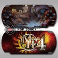 Game console sticker skin pain decal anime for PSP 3000 Monster hunter 4G