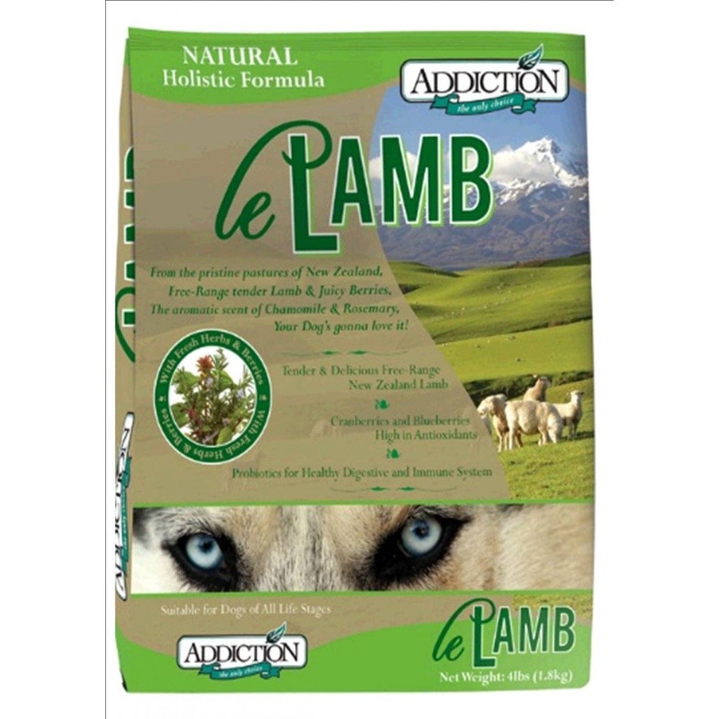 ADDICTION LE LAMB FOR DOG (4LB)