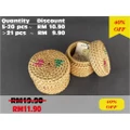 Handmade Mini Basket made of Rattan