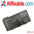MSI CR600 CR600X Series BTY-L74 BTY-L75 MS-1682 6 Cells Notebook Compatible Battery