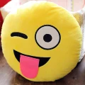Reduce Emoji Velvet Pillow