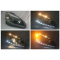 Mercedes C-Class W204 07-11 Projector Head Lamp w LED [ 1 Pair Left & Right ]