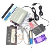 Mini Electric Nail Art Manicure Drill File Machine Sanding Bit Manicure Tool Set