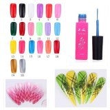 New Glitter Nail Art Tips Sequined Paillette Powder Manicure Polish Brush Set