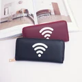 Korean Version Of 2017 Autumn And Winter New Wifi Long Wallet Printing Clutch Pu