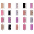 Flash Powder CZ Wallet Flip Phone Cover Stent For Iphone 7plus/8plus