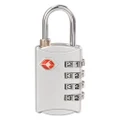 TSA 309 Luggage Bag Suitcase Security Code Lock 4 Digit Combination Lock Silver