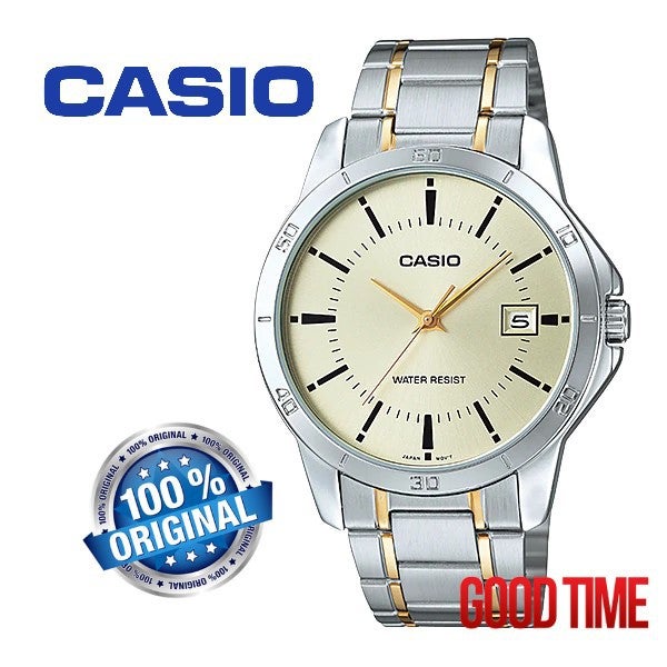 CASIO ORIGINAL MTP-V004SG-9A STANDARD ANALOG-MEN'S WATCH (2 YEARS WARRANTY)JAM TANGAN LELAKI JAM CASIO MAN WATCHES