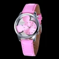 Leather Clock Quartz Watch Women Casual Wristwatch