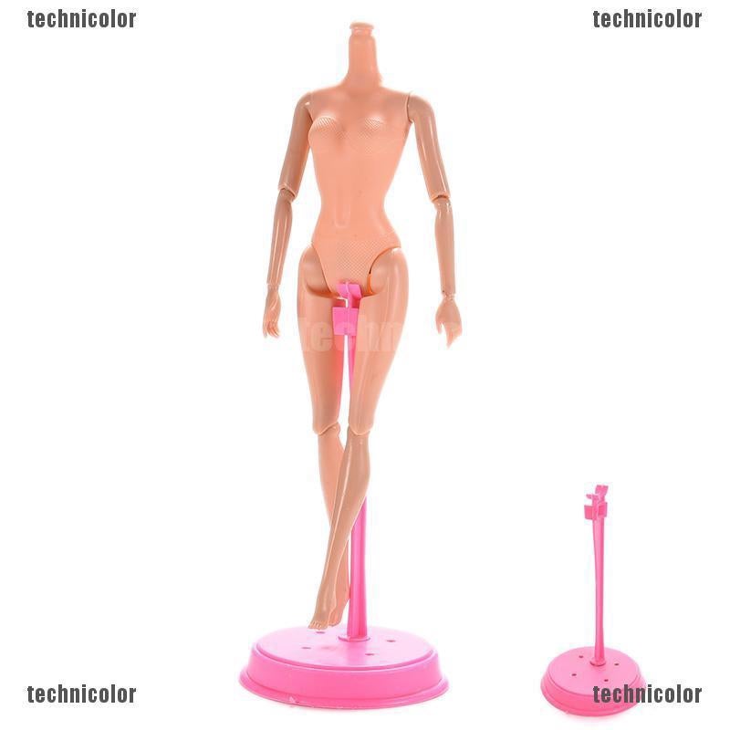 1 X Pink Hangers Stand for Barbies Girls Dollhouse Furniture