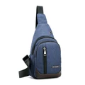Men's chest bag canvas bag casual satchel boys Sports Backpack Bag