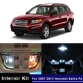 13pcs White LED Car Light Interior Package Kit For 2007-2012 Hyundai Santa Fe