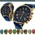 FREE SHIPPING!!Geneva premium quality Roman numerals Quartz watch