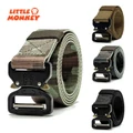 Tactical Belt Waist Straps Training Belt Safety Durability Striped Pattern Alloy