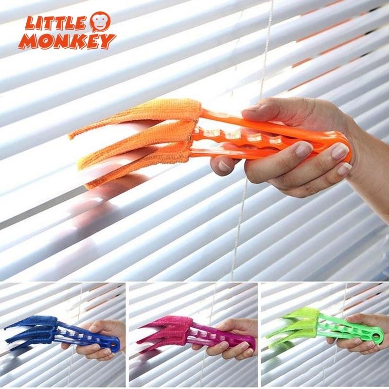 Detachable Car Window Air Condition Vent Louver Cleaning Brush Blind Duster Tool