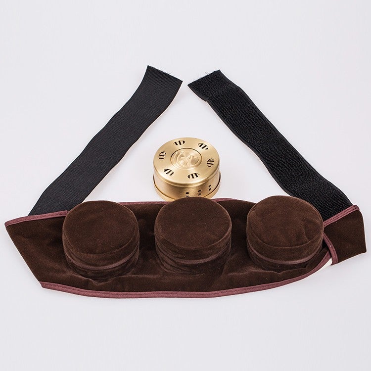 Spot second hair flannelette set pure copper moxibustion box / health care to we